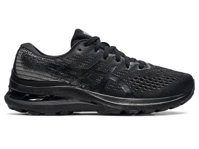 Dámské Běžecké Boty Asics GEL-KAYANO 28 Wide Černé 58274HCXG